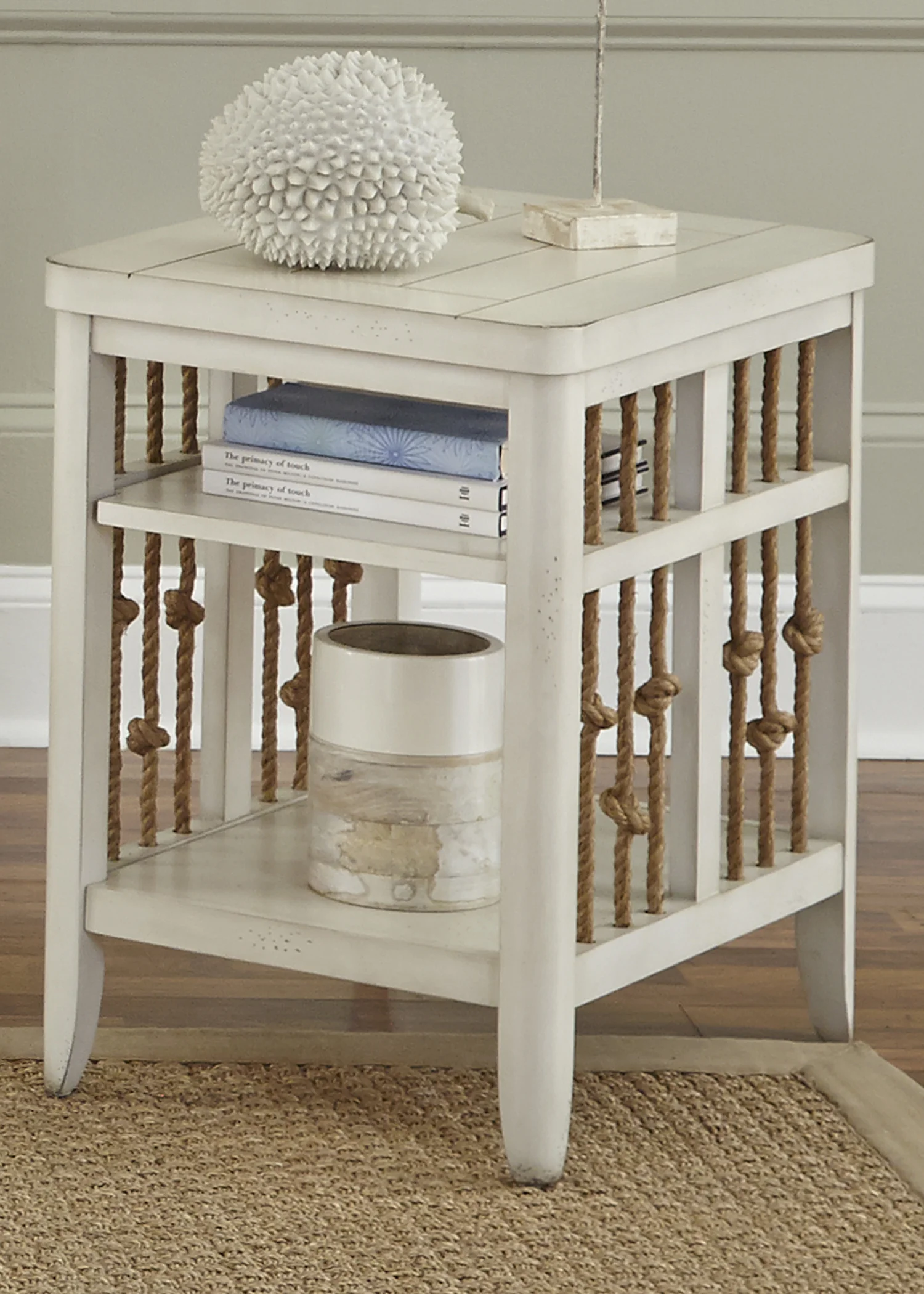 Liberty Furniture Dockside 469OT1021 Coastal Chair Side Table with